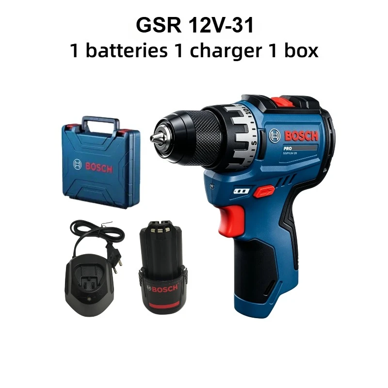 Power Tools Wood - Беспроводная дрель Bosch Professional GSR 12V-31,