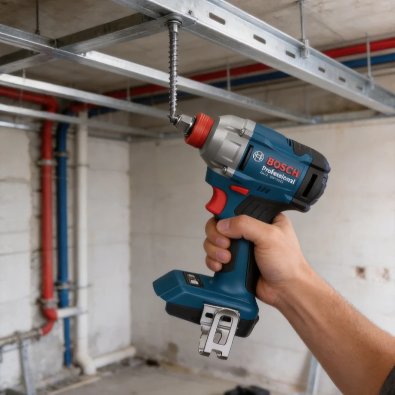 Power Tools Impact Wrench - Беспроводной ударный гайковерт/шуруповерт Bosch GDX 18V-285.