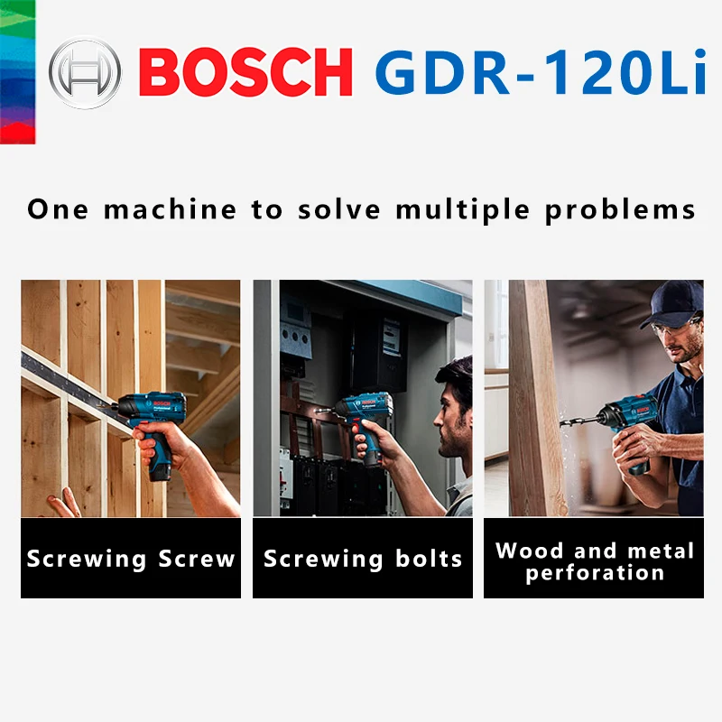 Power Tools Impact Wrench - Оригинальный аккумуляторный ударный гайковерт Bosch GDR