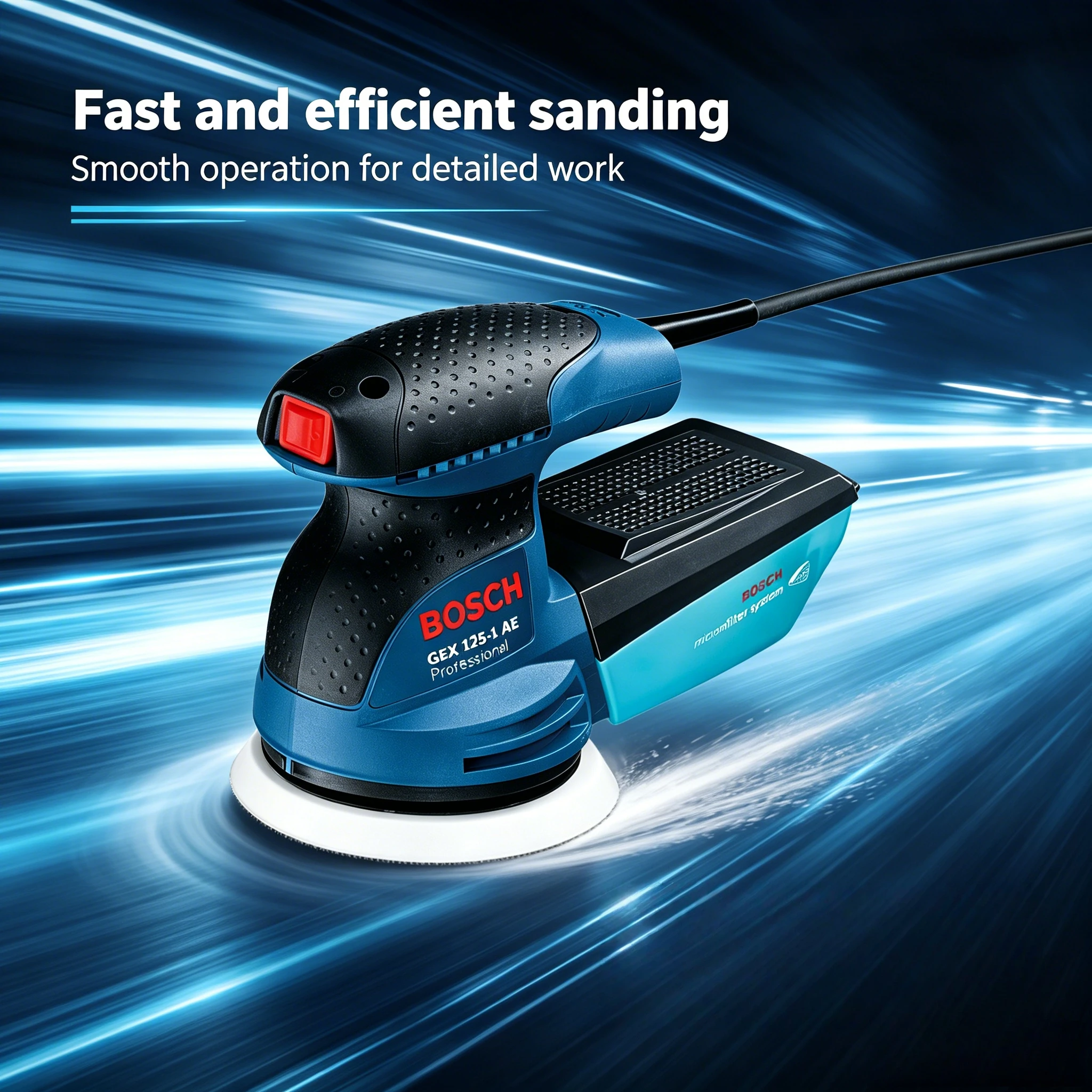 Power Tools Sander - Эксцентриковая шлифовальная машина BOSCH GEX 125-1AE,