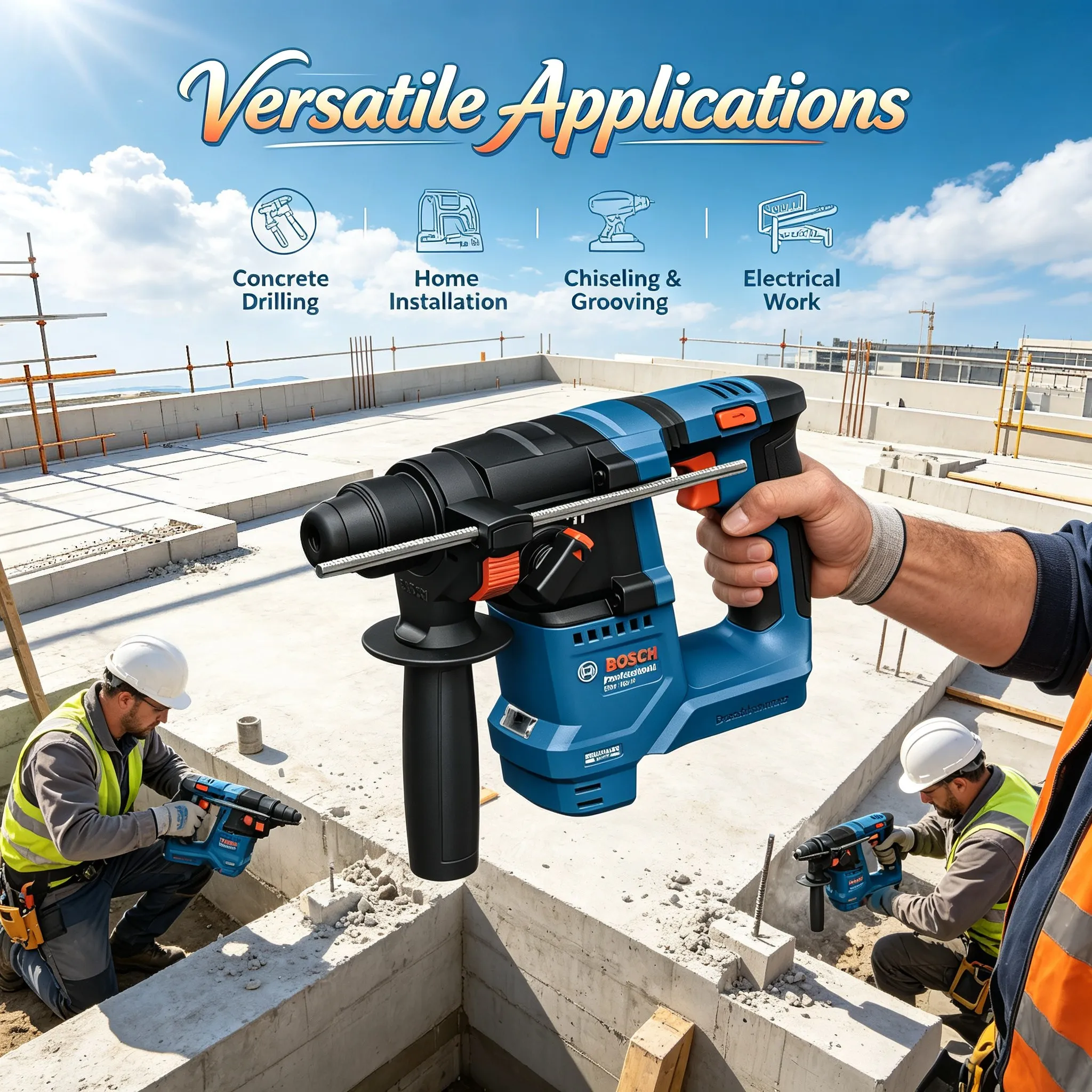BOSCH GBH 18V-18 – аккумулятор – обзор и цена Power Tools Professional