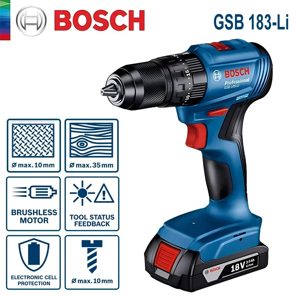 Bosch GSB183-LI 18В Аккумулято – обзор и цена Power Tools Wood