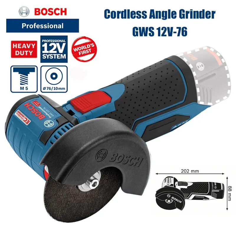 Бош GWS 12V-76 Professional 12 – обзор и цена Power Tools Professional