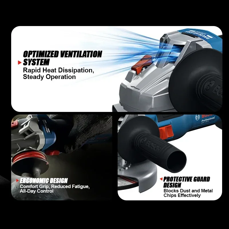 Бесщеточная угловая шлифмашина – обзор и цена Power Tools Professional