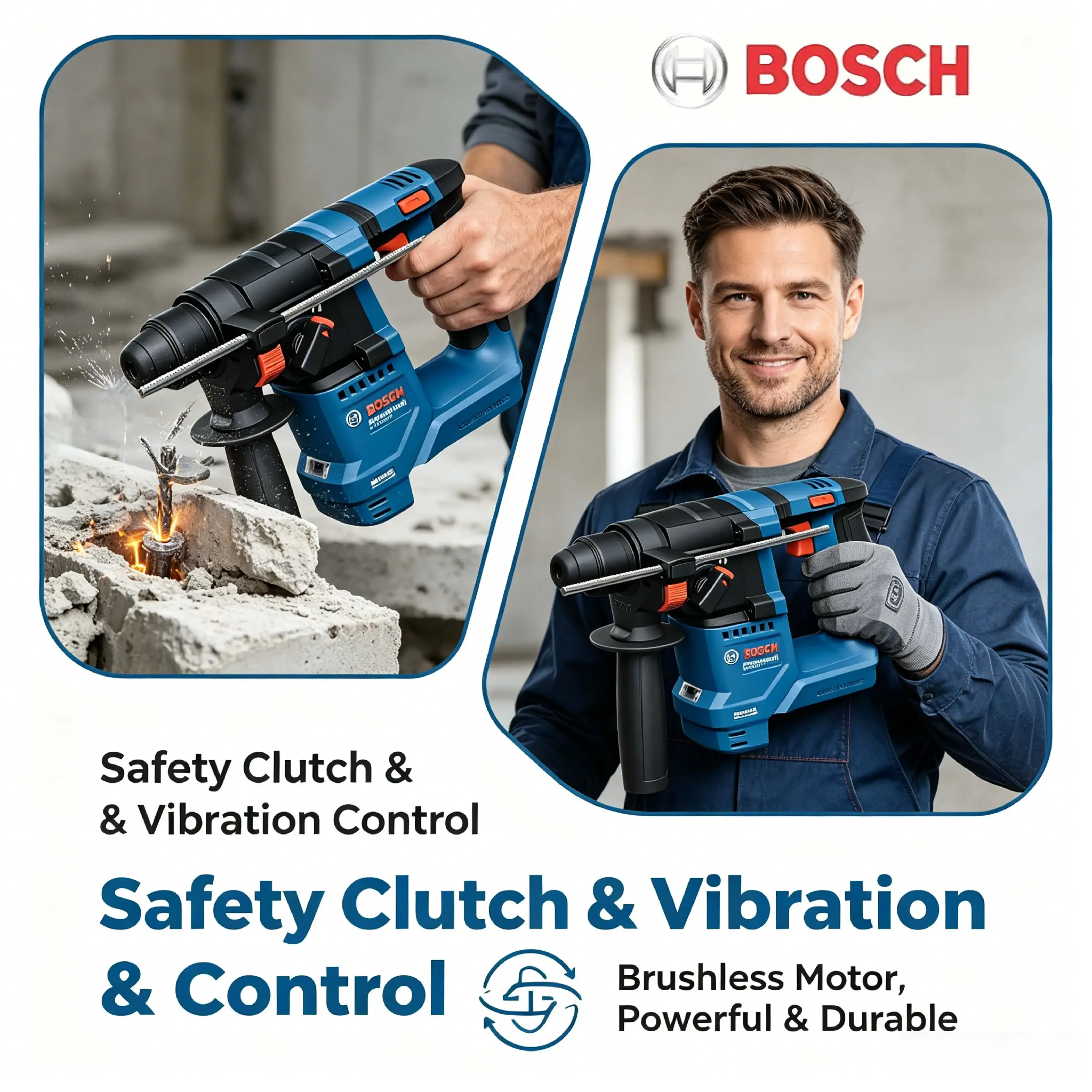 Беспроводной роторный перфорат – обзор и цена Power Tools Professional