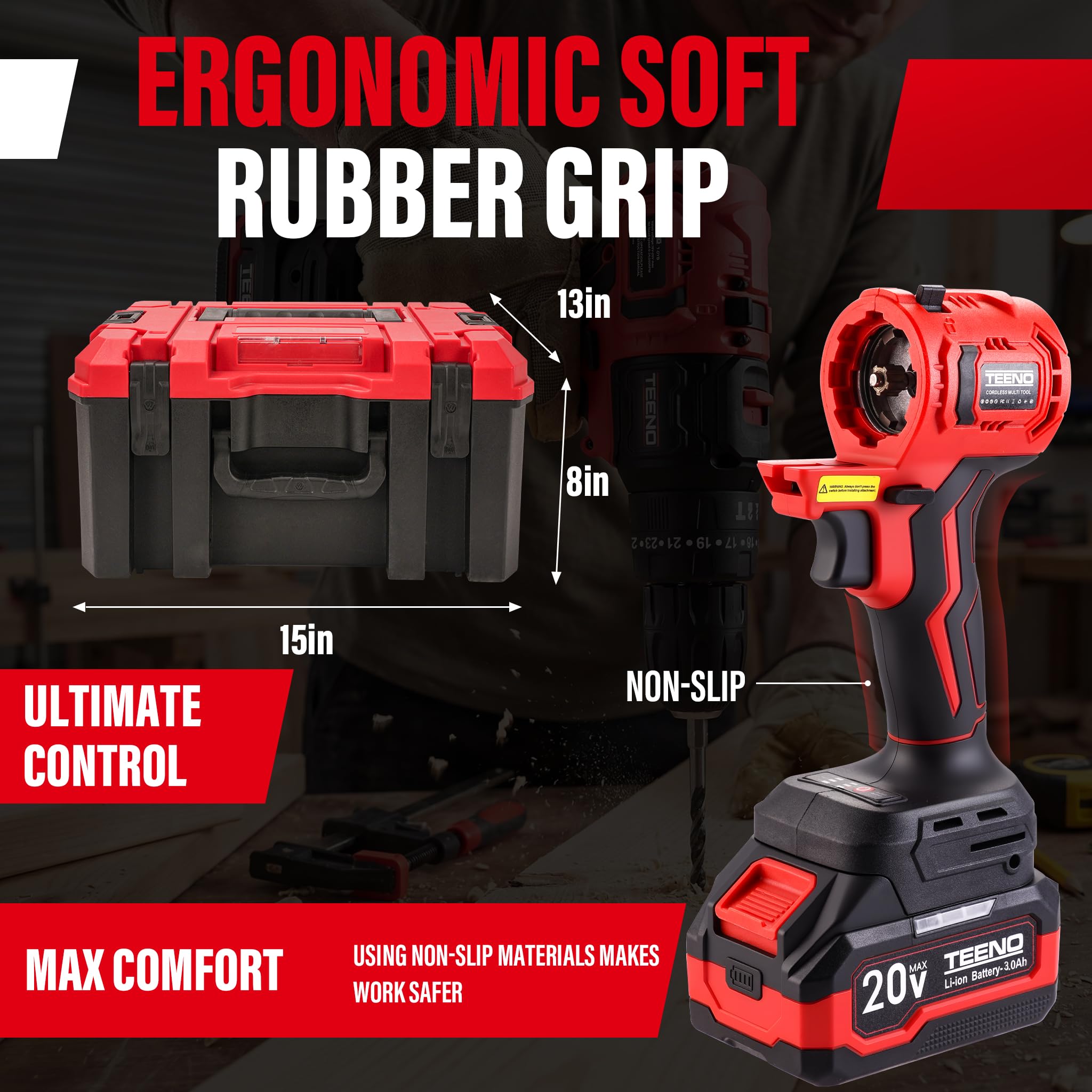 Набор бесщеточных электроинстр – обзор и цена Power Tools Sander