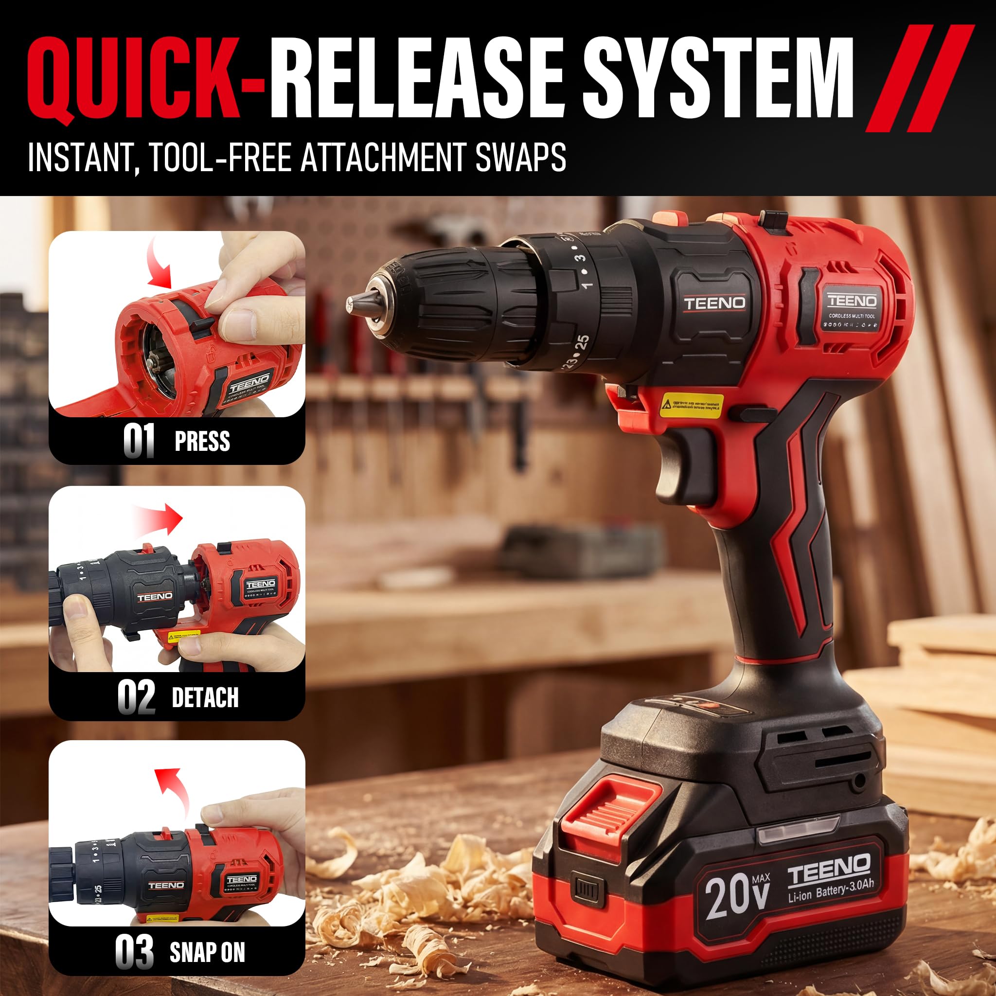 Набор бесщеточных электроинстр – обзор и цена Power Tools Sander